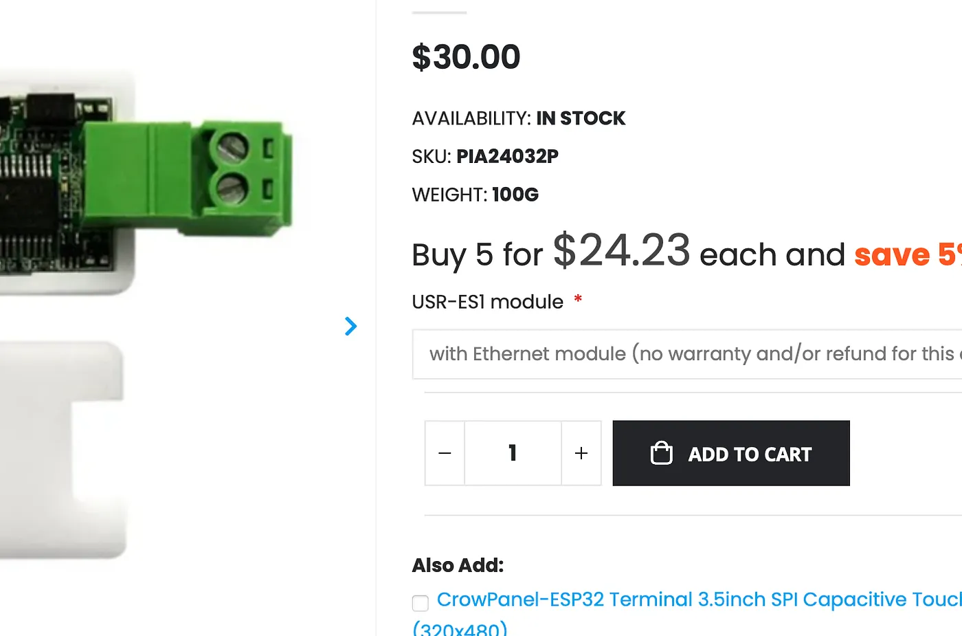 eBUSd stick + shield